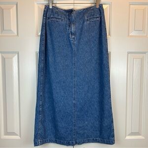 Vintage Christopher & Banks Denim Midi Skirt